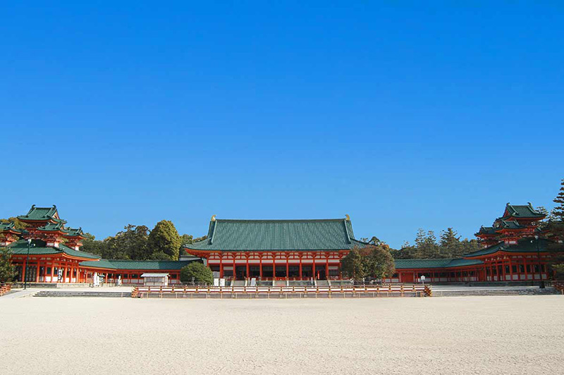 Heian Jingu Shrine wedding venue